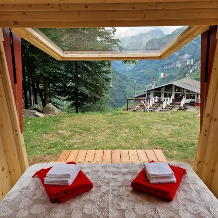 Glamping Alpe Campo 럭셔리텐트 Rimasco